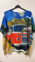 VIVWB Blue VW Van Knit Sweater