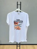 VLTDABK Dachshund Print T-Shirt Black