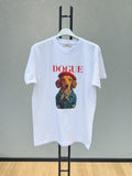 VLTDARD Dachshund Print T-Shirt Red