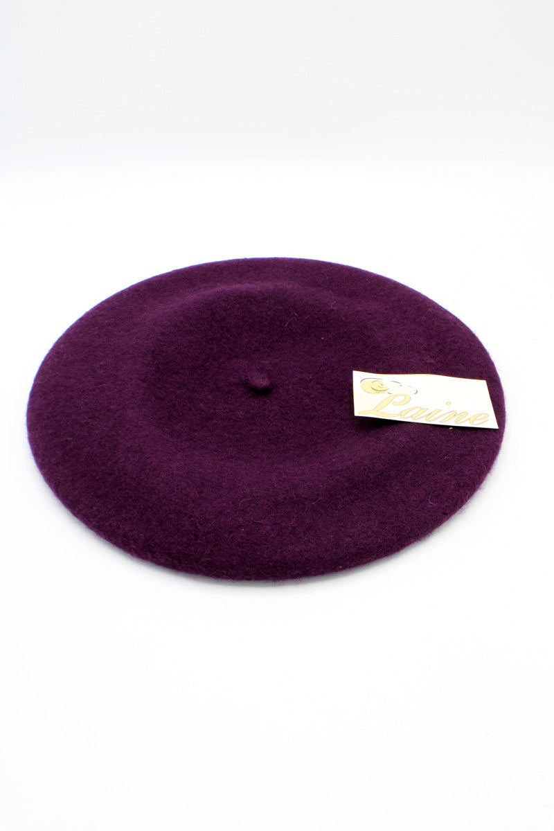 HO5020 Classic Wool Beret - Violet 1