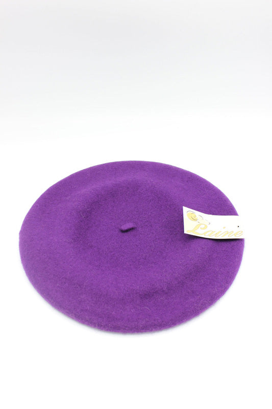 HO5020 Classic Wool Beret - Violet 2