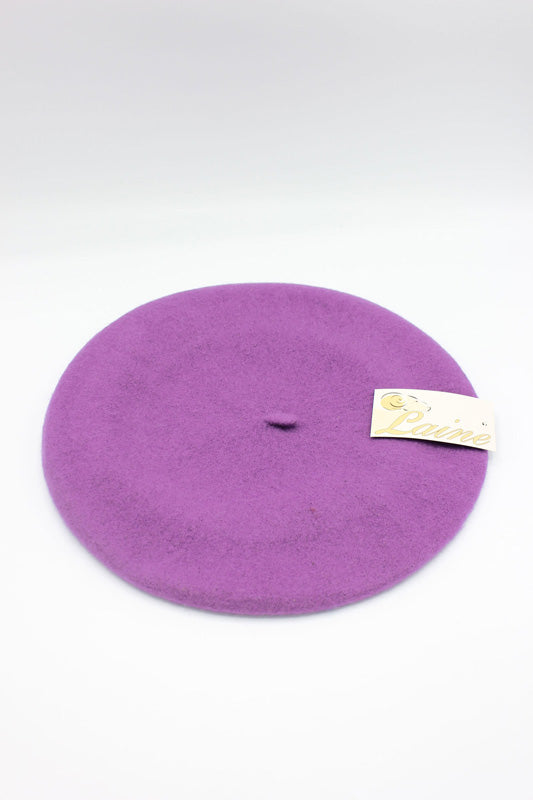 HO5020 Classic Wool Beret - Violet 4