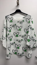 VISSPLCI Italian OS St. Patrick Lucky Clover Sweater