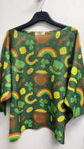 VISSPLC Italian OS St. Patrick Lucky Shamrock Knit