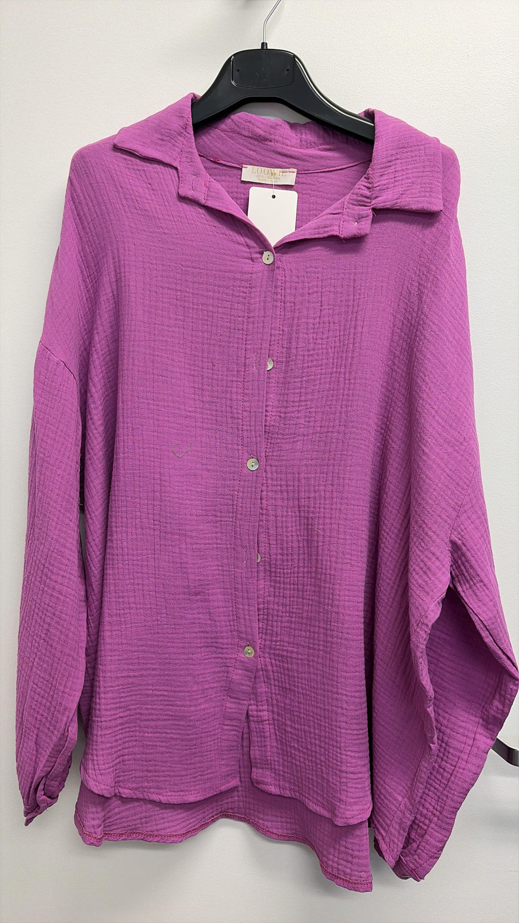 VIEYERY Italian OS Raspberry Gauze Cotton Cover Up