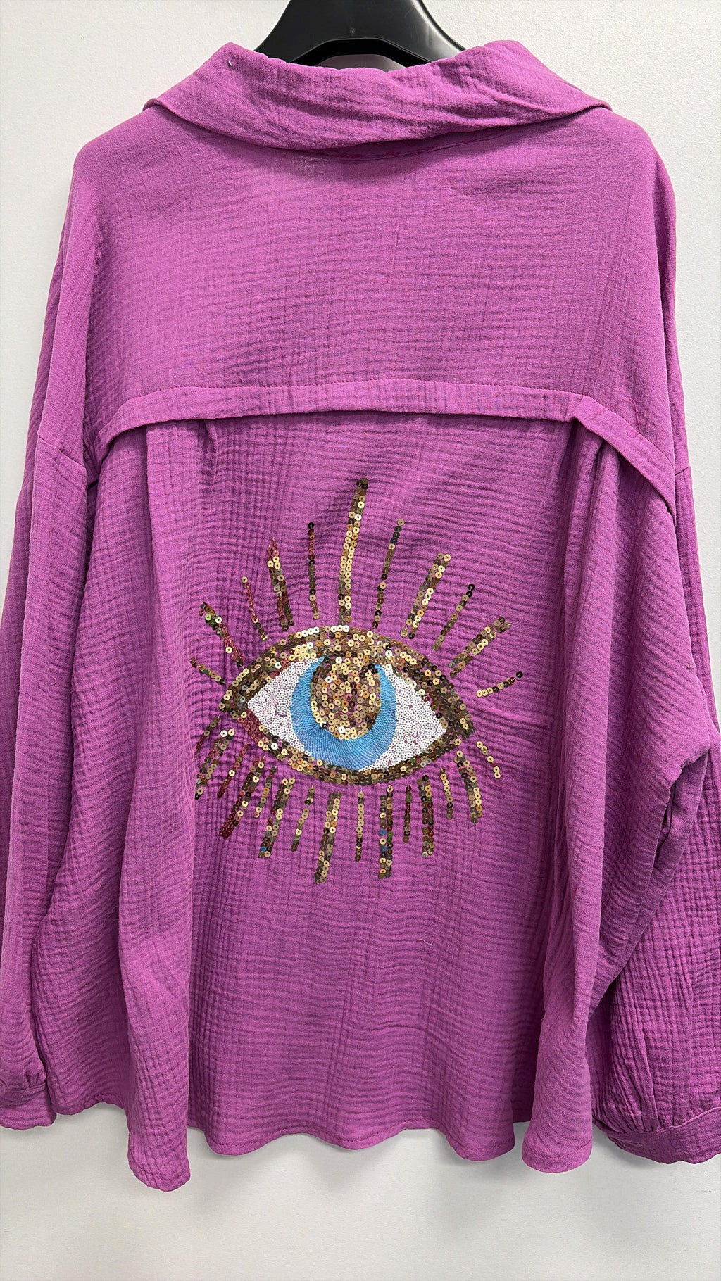 VIEYERY Italian OS Raspberry Gauze Cotton Cover Up