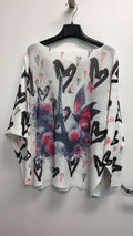 VISGEIFF Italian OS Eiffel Tower Graphic Print Knit Sweater