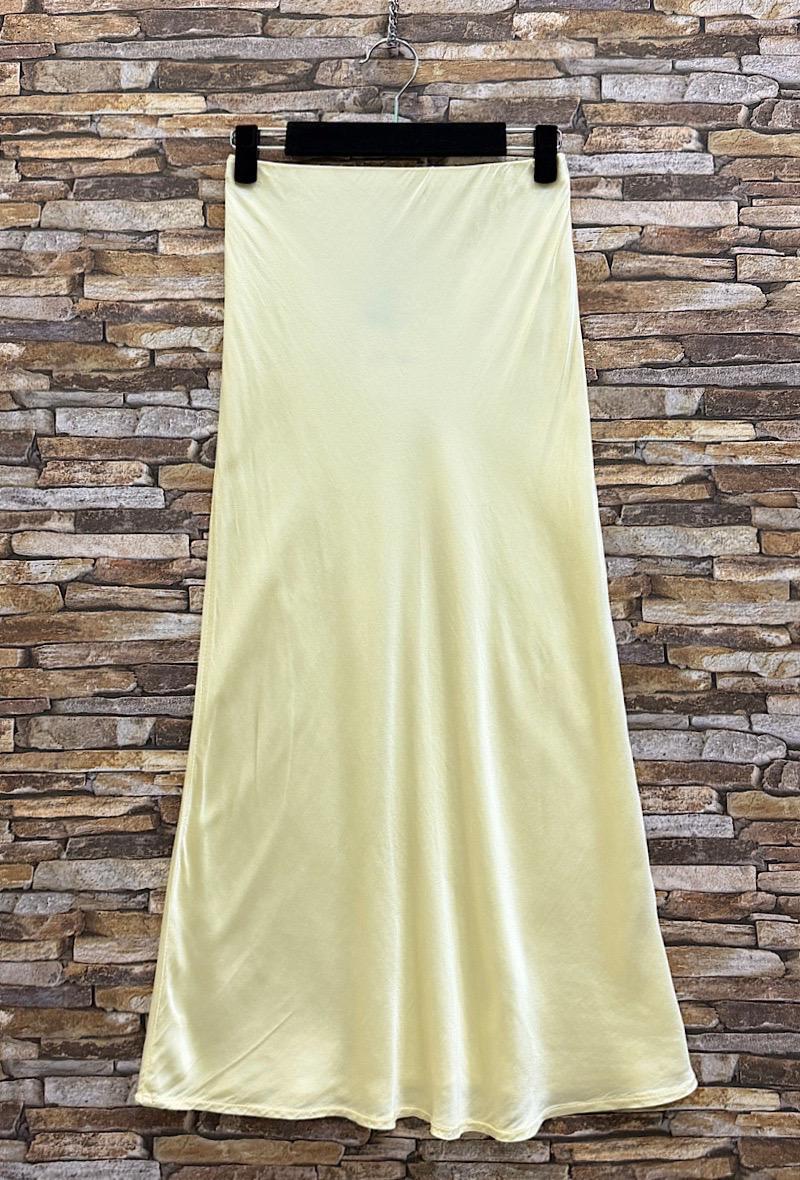 ESS2 Italian OS Viscose Satin Bias-Cut Midi Skirt - 18 Colors