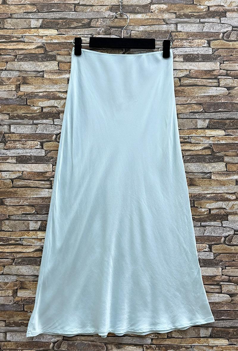 ESS2 Italian OS Viscose Satin Bias-Cut Midi Skirt - 18 Colors