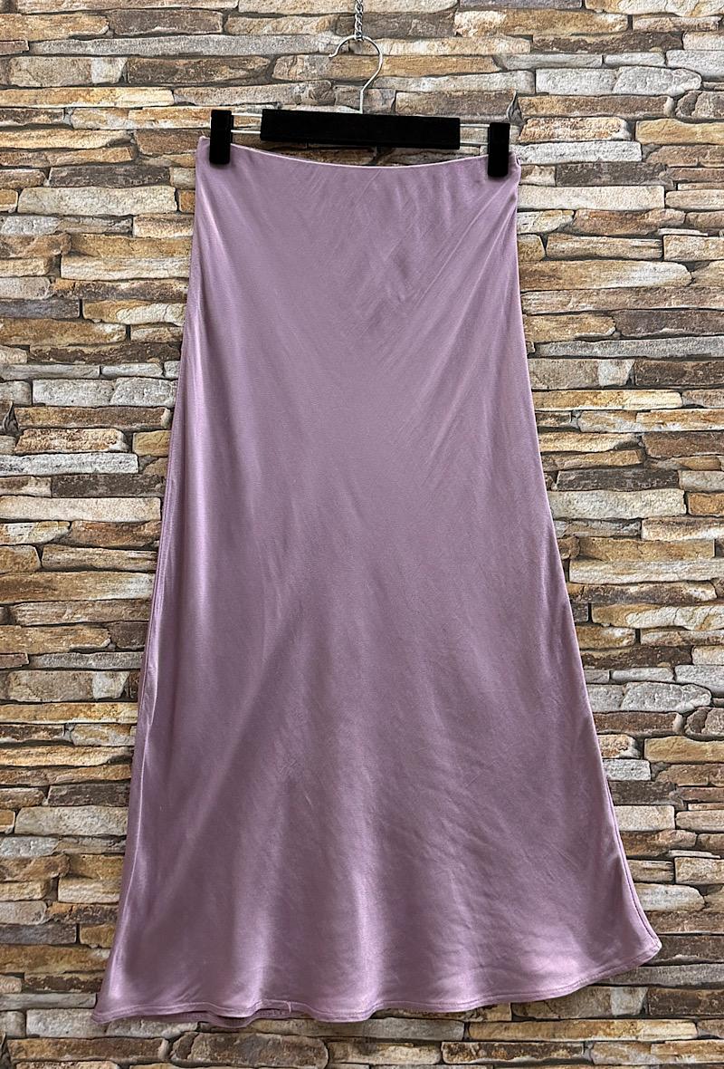 ESS2 Italian OS Viscose Satin Bias-Cut Midi Skirt - 18 Colors