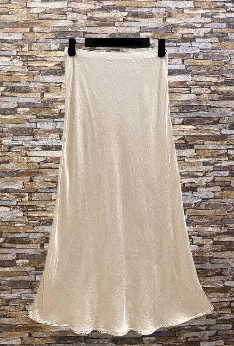 ESS2 Italian OS Viscose Satin Bias-Cut Midi Skirt - 18 Colors