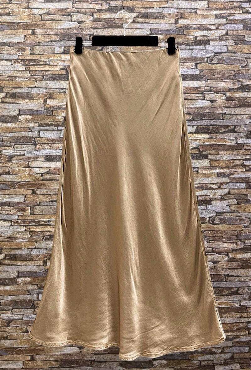 ESS2 Italian OS Viscose Satin Bias-Cut Midi Skirt - 18 Colors