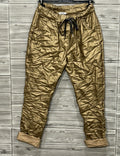 ZO18 Camel Coated Jogger Pants