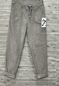 ZO5 Grey Corduroy Jogger Pants
