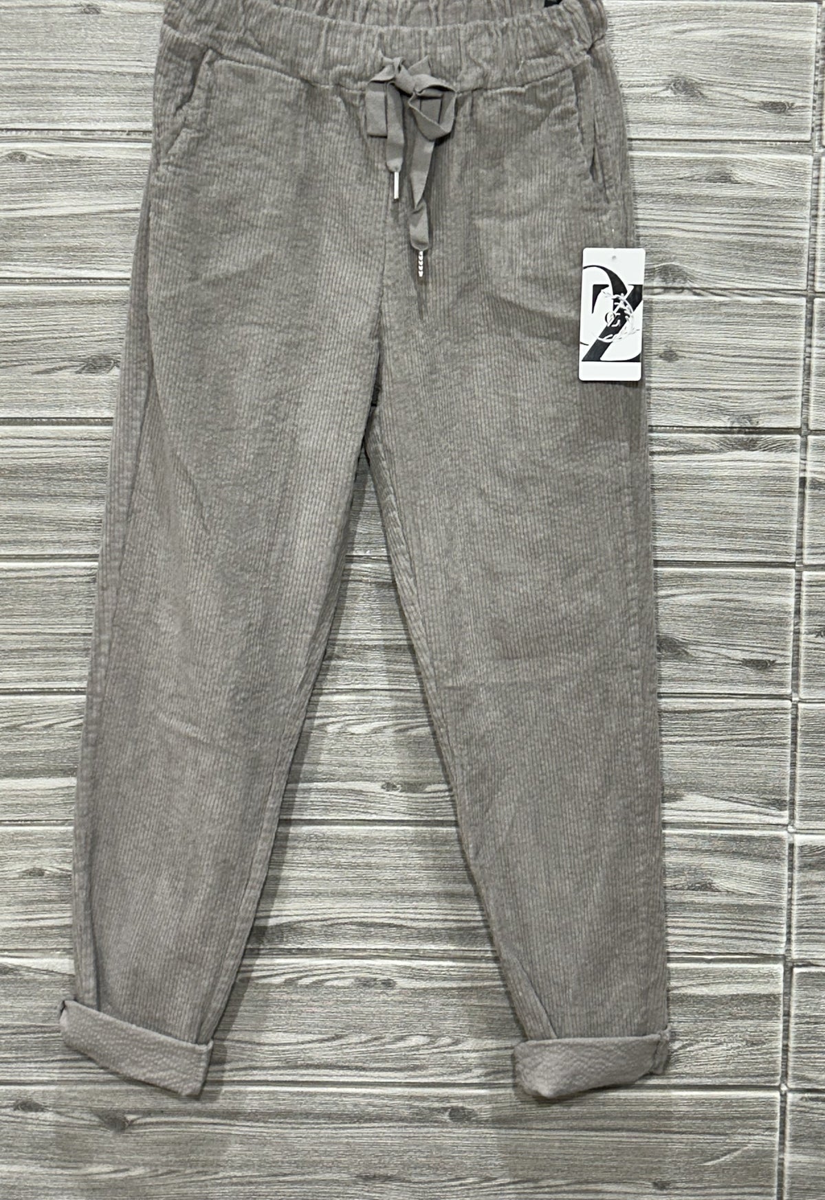 ZO5 Grey Corduroy Jogger Pants