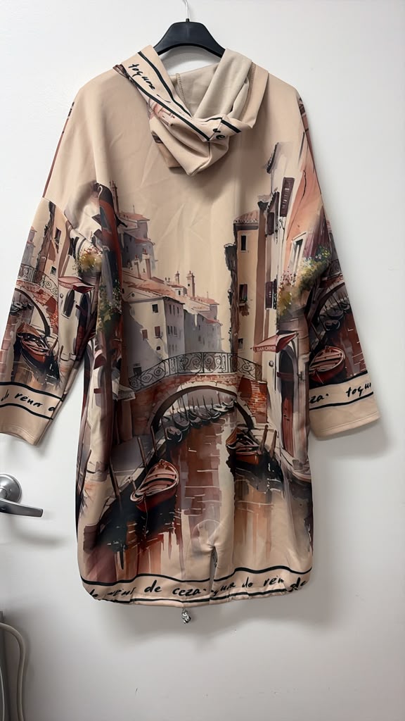 ZOJ21 Beige Venice Long Zip Jacket