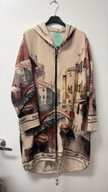 ZOJ21 Beige Venice Long Zip Jacket