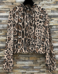 ELLEO Italian One Size Leopard Printed Blouse LOOWIE