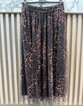 VISKLBL One Size Leopard Print Long Flowing Skirt LOOWIE
