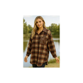 VIPLC Italian Choco Plaid Flannel Shirt w/ Chest Pocket