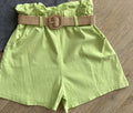 Z94 Summer Lime  Italian S/M High Waisted Shorts LOOWIE