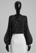 ELAP1 Black Polka Dot Blouse