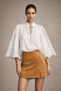 LUEBY Eyelet Blouse