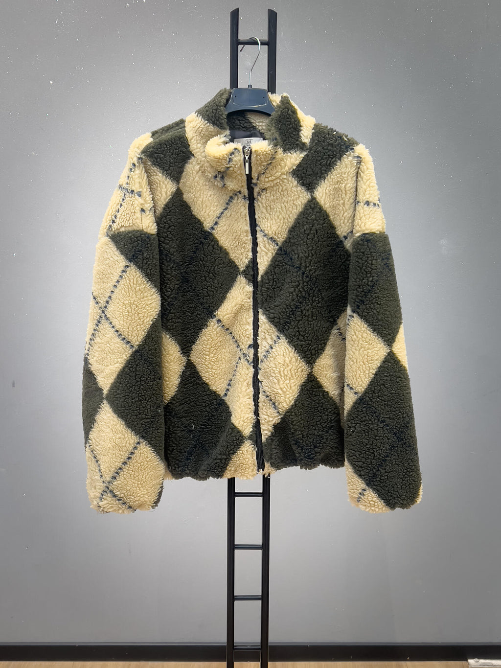 VLBM1 Khaki Diamond Bomber Jacket