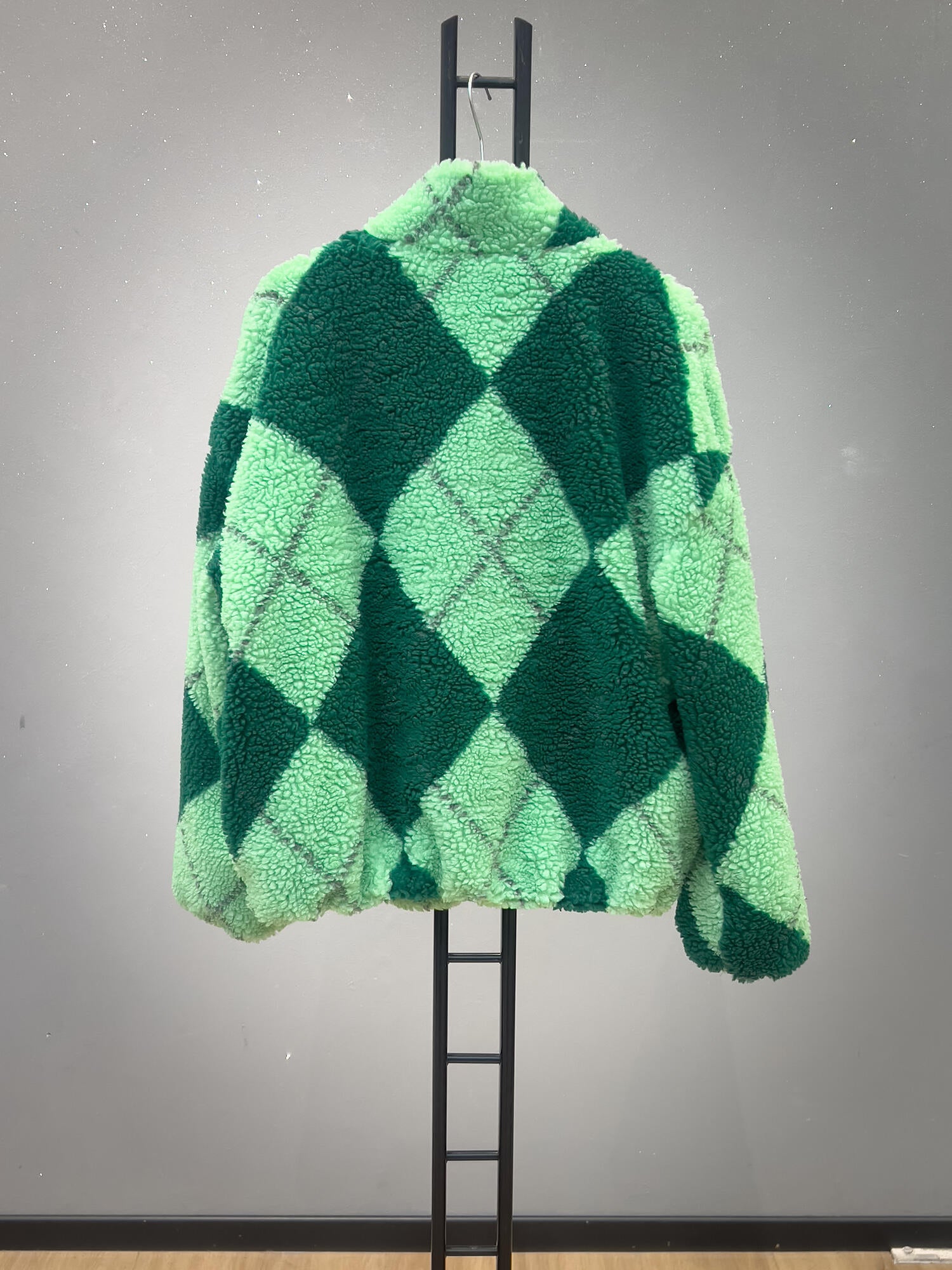 VLBM2 Green Diamond Bomber Jacket