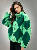 VLBM2 Green Diamond Bomber Jacket