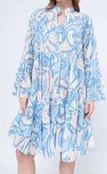 9802EMB Cotton Baby Blue English Eyelet Dress Cover Up LOOWI