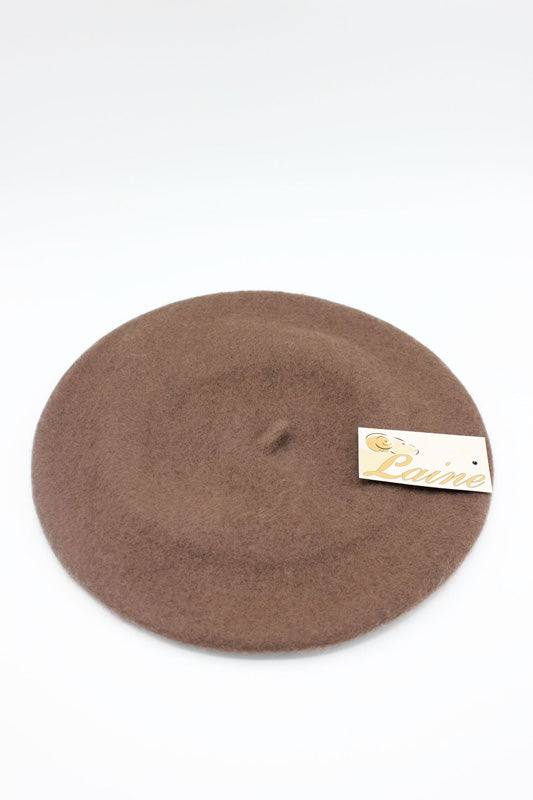 HO5020 Classic Wool Beret - Taupe