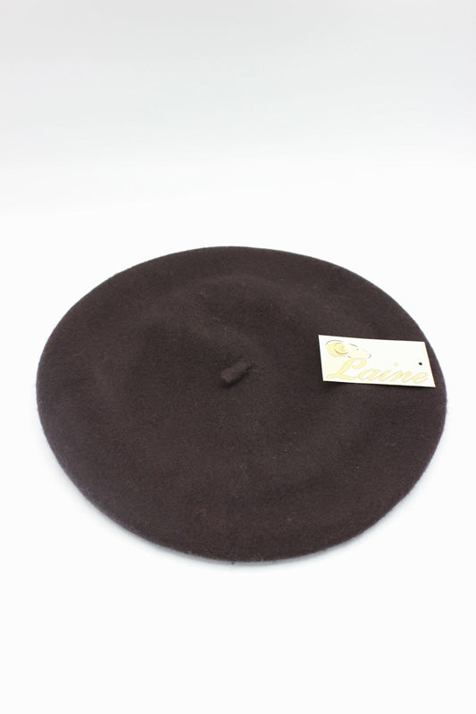 HO5020 Classic Wool Beret - Brown 3