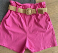 Z93 Summer Pink Italian S/M High Waisted Shorts LOOWIE