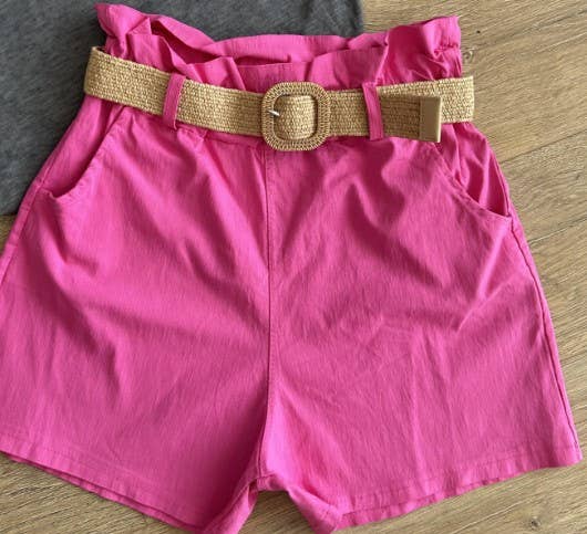Z93 Summer Pink Italian S/M High Waisted Shorts LOOWIE