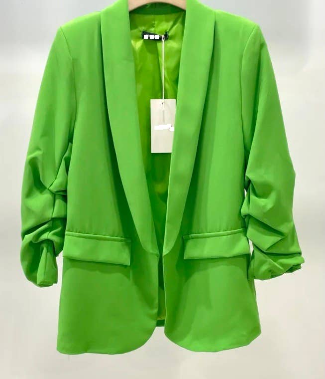 394  4 Sizes Apple Italian Fashion 2 Pockets Blazer