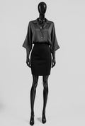 EL3 Charcoal Satin Shirt