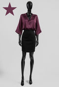 EL4 Mauve Satin Shirt