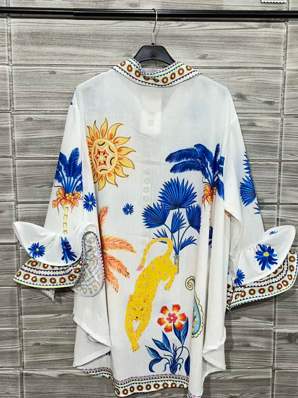 ZOPS4WH Printed Shirt White