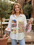 ZOPS2WH Printed Shirt White