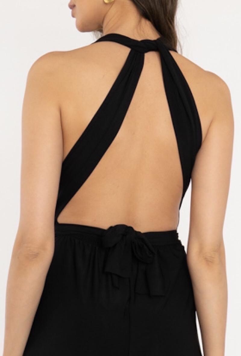 ELBJ3 Royal Blue Wide-Leg Jumpsuit