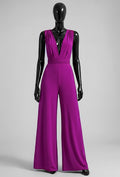 ELBJ7 Mauve Wide-Leg Jumpsuit