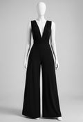 ELBJ8 Black Wide-Leg Jumpsuit