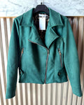 VIGR Green 2 Jacket Pack Italian Vegan Perfecto Fall Suede