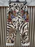 VISWWJT Italian Wild Jungle Tiger Print Sweatpants LOOWIE