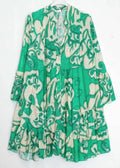 802EMB Cotton Green English Eyelet Dress Cover Up