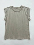 MYWCTTBG Washed Cotton Tank Top Beige