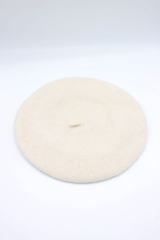 HO5020 Classic Wool Beret - Beige 3