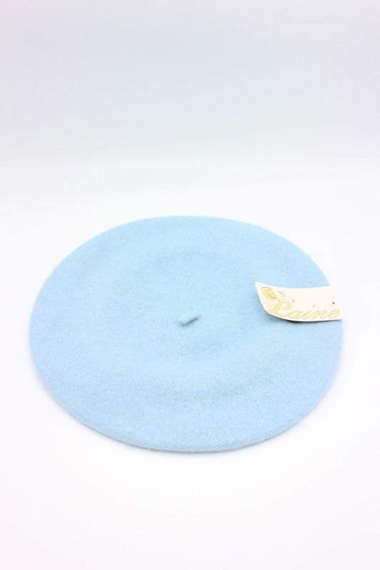 HO5020 Classic Wool Beret - Sky Blue
