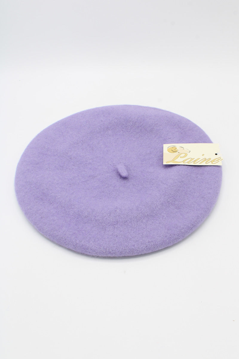 HO5020 Classic Wool Beret - Lilac